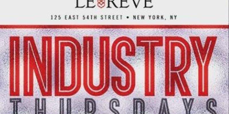 Industry Thursdays at Le Reve Free Guestlist - 12/13/2018