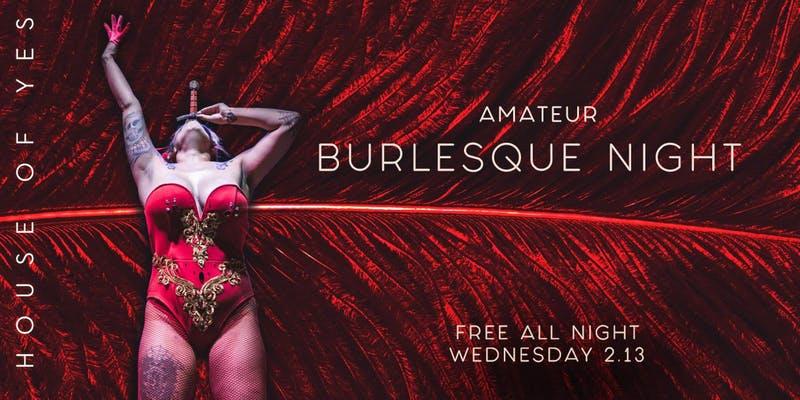 Amateur Burlesque Night!